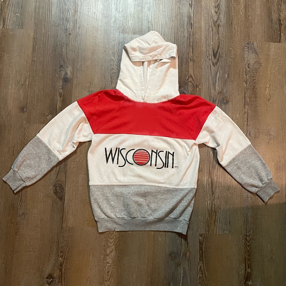 Vintage Wisconsin hoodie